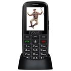 !BAZAR! EVOLVEO EasyPhone EG, mobilní telefon pro seniory s nabíjecím stojánkem (černá barva)