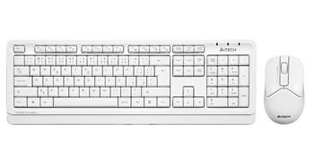 A4tech FG1012, wireless office set of keyboard and mouse, white