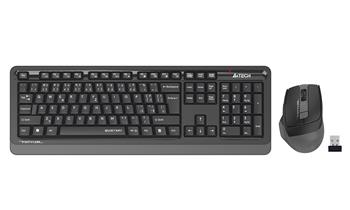 A4tech FGS1035Q, wireless office set of keyboard and mouse, grey