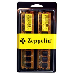 DDR II 4GB 800MHz (KIT 2x2GB), CL5 (box) pro DualChannel - Zeppelin (doživotní záruka)
