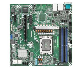 EC262D4U LGA1700 (V0, 95W), mATX, 2GbE, PCI-E16g5,1E4g4/1NVMe4/4sATA, 4DDR5-4400, 4sATA, M.2, IPMI