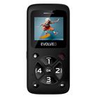 EVOLVEO EasyPhone ID, mobilní telefon pro seniory, černý