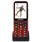 EVOLVEO EasyPhone LT, 4G mobilní telefon pro seniory s nabíjecím stojánkem, červený