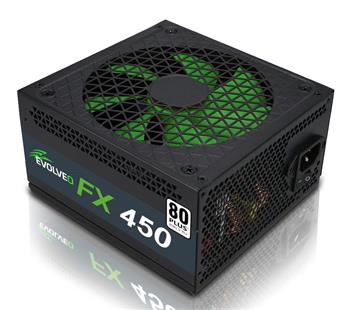 EVOLVEO FX 450, zdroj 450W ATX, 14cm, tichý, 80+ white