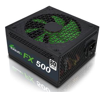 EVOLVEO FX 500, zdroj 500W ATX, 14cm, tichý, 80+, White