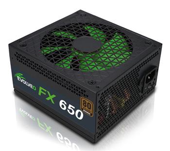 EVOLVEO FX 650, zdroj 650W ATX, 14cm, tichý, 80+, Bronze