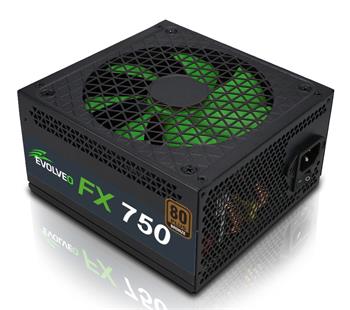 EVOLVEO FX 750, zdroj 750W ATX, 14cm, tichý, 80+, Bronze