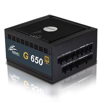 EVOLVEO G650 power supply 650 W, eff 90 %, 80+ GOLD, aPFC, retail
