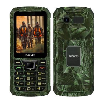 EVOLVEO StrongPhone Z6, vodotěsný odolný Dual SIM telefon, lovecká kamufláž