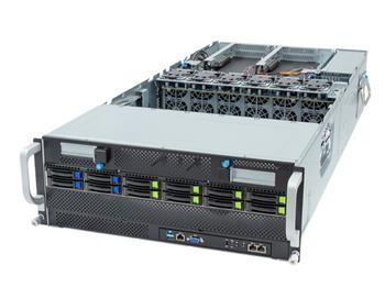GPU server G493-ZB1 4U 2S-SP5(400/500W),2GbE,8NVMe5/SFF+4SFF,10GPU(g5,2PLX), 2PCI-E16g5, 48DDR5-5200, IPMI, rPS (80+TIT)