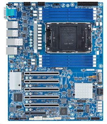 MS03-6L0 S-E(LGA4677,350W) 2× 10GbE-T+ 4GbE, 8DDR5-5600, 6sATA, 2M.2, 4PCI-E16g5+2E8, IPMI