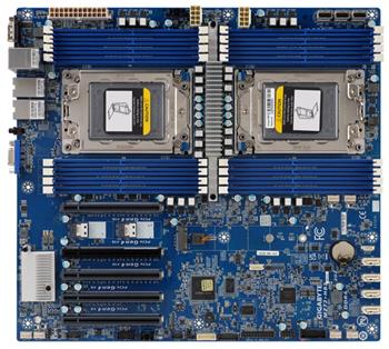 MZ72-HB2 2S-SP3(280W),eATX, 2×10GbE, 16DDR4-3200,3PCI-E16g4,2E8vE16, 2NVMe+3NVMe/12sATA, M.2, 4sATA,IPMI, retail