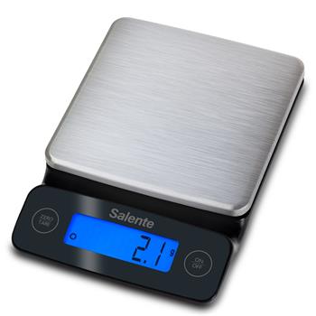 Salente DiamondCook, kuchyňská & přesná desetinná váha 2v1, 3 kg, černá