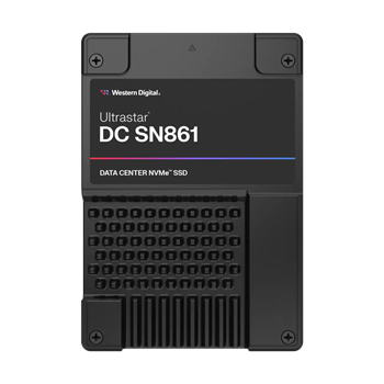 SanDisk (WDC) Ultrastar SN861 6,4TB NVMe5 U.2 (2,5"/15mm), PCI-E4g5, 3300/800kIOPS, 13,7/7,5 GB/s, 3DWPD, ISE