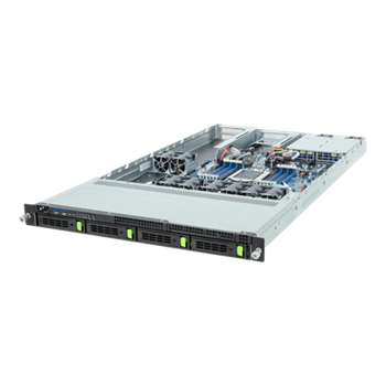 Server R143-EG0 1U SP6, noLAN, 4NVMe4/sATA,M.2, IPMI, 12DDR5-4800, 3PCI-E16g5, OCP3, rPS 1kW3 (80+PLAT)