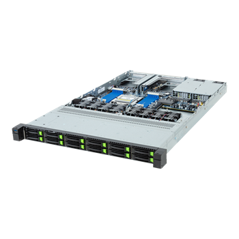 Server R163-Z35 1U SP5(300/400W), 1GbE, 12NVMe5/SFF, M.2, 12DDR5, 2PCI-E16(g5), 2OCP3, IPMI, rPS (80+ TIT.)
