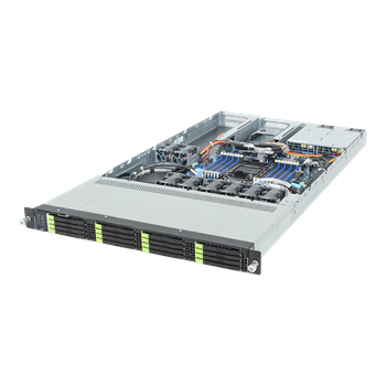 Server R164-SG6 1U S-E2(350W), noLAN, 16E3.S, 2M.2, 16DDR5, 3PCI-E16g5(1GPU), OCP3, IPMI, 2kW rPS (80+TIT.)