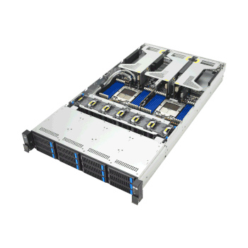 Server RS720A-E13-RS12U 2U, 2S-SP5(EPYC5 400W),noLAN, 8PCI-E(g5), 2OCP3, 24DDR5, 12NVMe5/sATA,IPMI,2k7W rPS (80+Tit.)