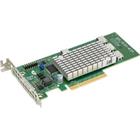 Supermicro AOC-SLG3-4E2P - 4×NVMe (Oculink SFF-8611) HBA, PCI-E8 g3 LP (X11SCx)