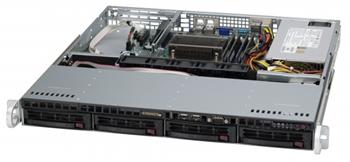 SuperServer 5017C-MTF 1U,S1155,2GbE,PCI-E8,4DDR3-1333,4sATA,IPMI,černý